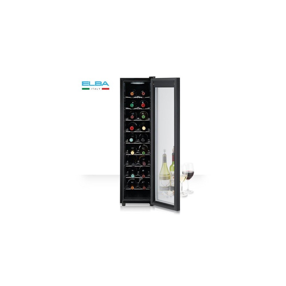 [엘바] 슬림 와인셀러 블랙 EW60T18 (60L/18병)